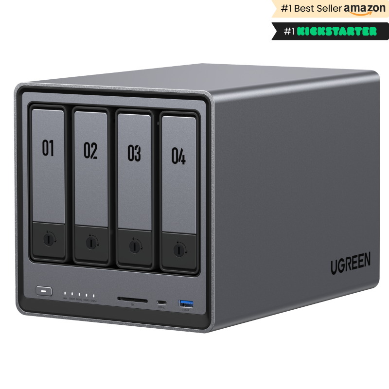 UGREEN NASync DXP4800 — 4-bay NAS enclosure, product image from UGREEN