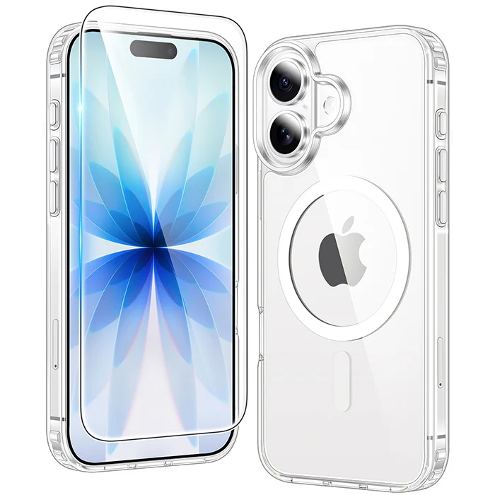 FNTCASE iPhone 17 Clear Magnetic Case
